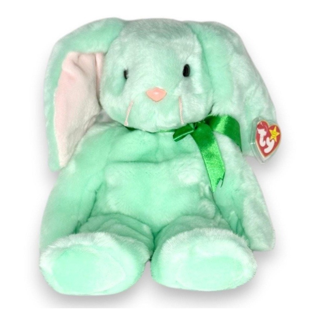 Hippity the Bunny | Springtime Sweetheart | Mint Heart Tag TY Beanie Buddy